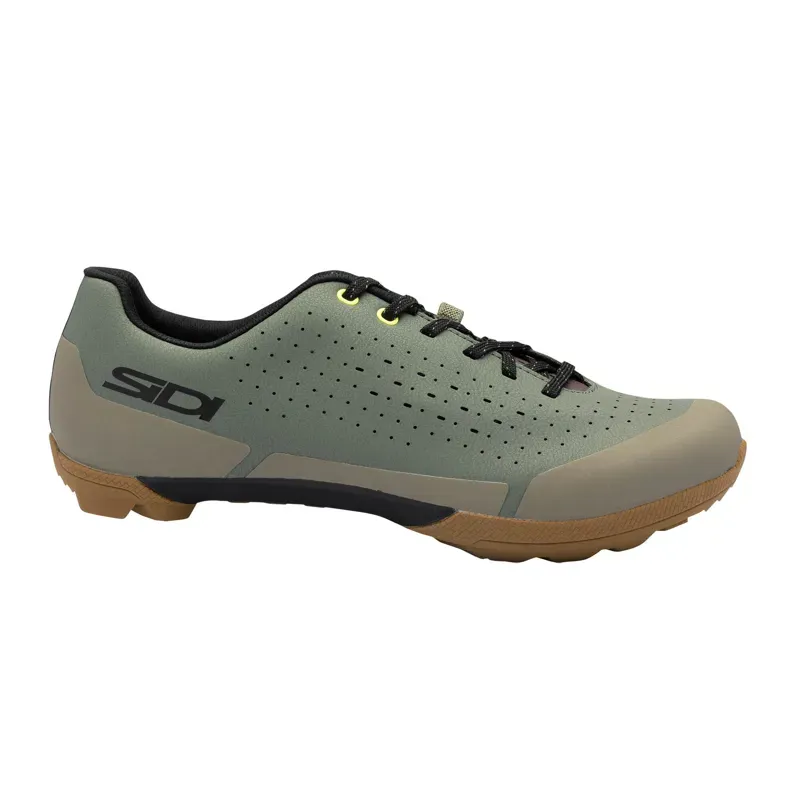 Sidi Asper Laces Gravel Shoes - Two-Toned In Military