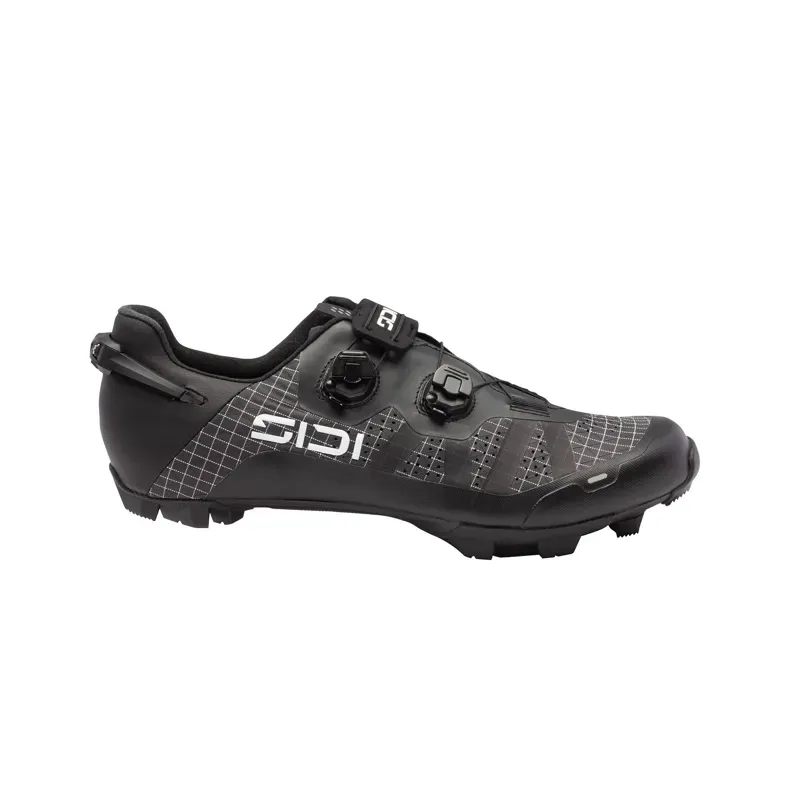 Sidi Aeron Monochrome Gravel Shoes in Black
