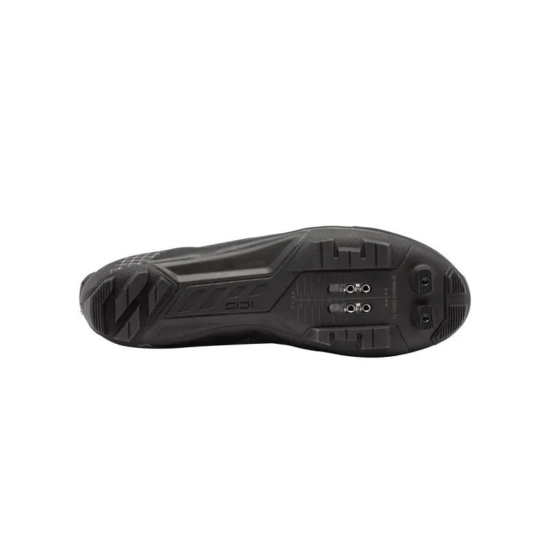 Sidi Aeron Monochrome Gravel Shoes in Black-4