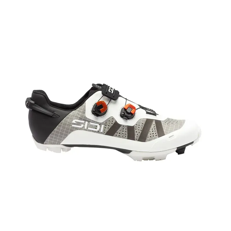 Sidi Aeron Monochrome Gravel Shoes in Ice White
