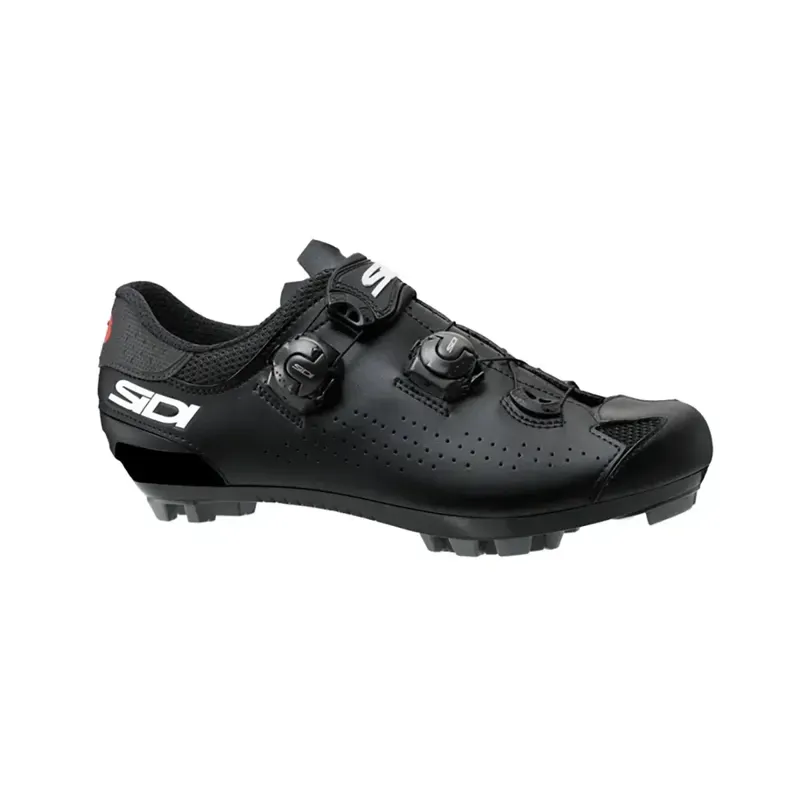 Sidi Eagle 10 Monochrome Mega Fit MTB Shoes in Black