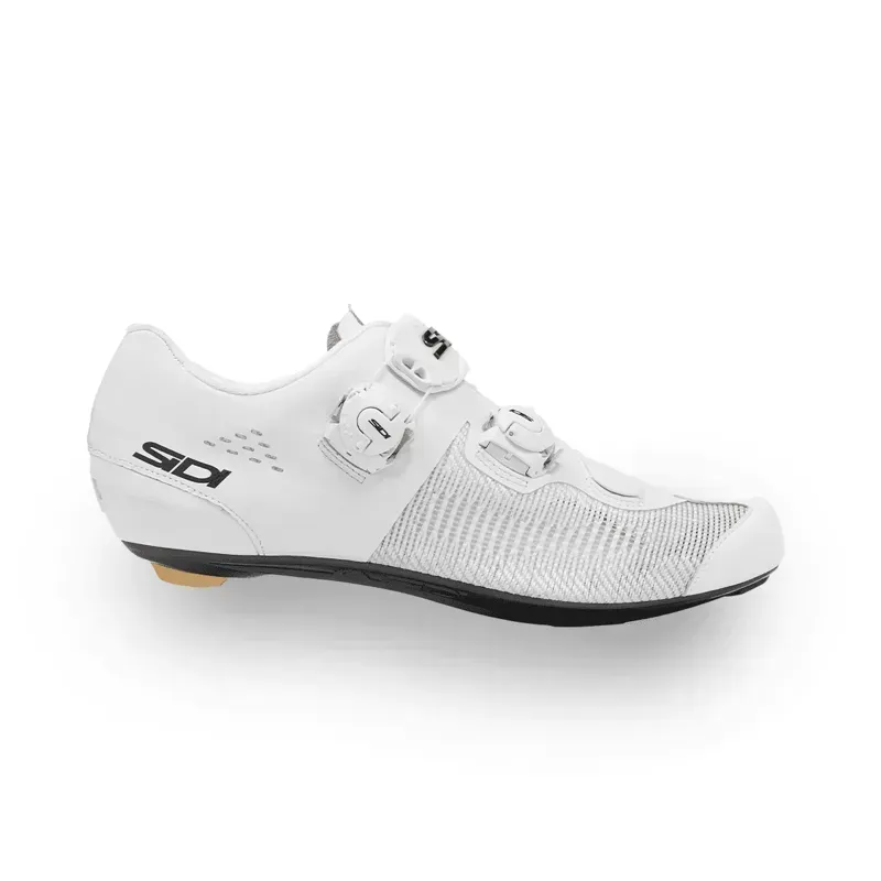 Sidi Genius 10 Knitted Road Shoes - Monochrome In White