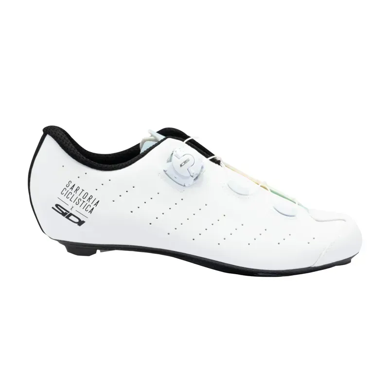 Sidi Laghee Sprint Monochrome Road Shoes in White-1