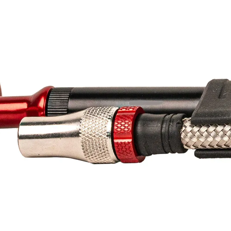 Silca Ultimate Shock Pump in Red-4