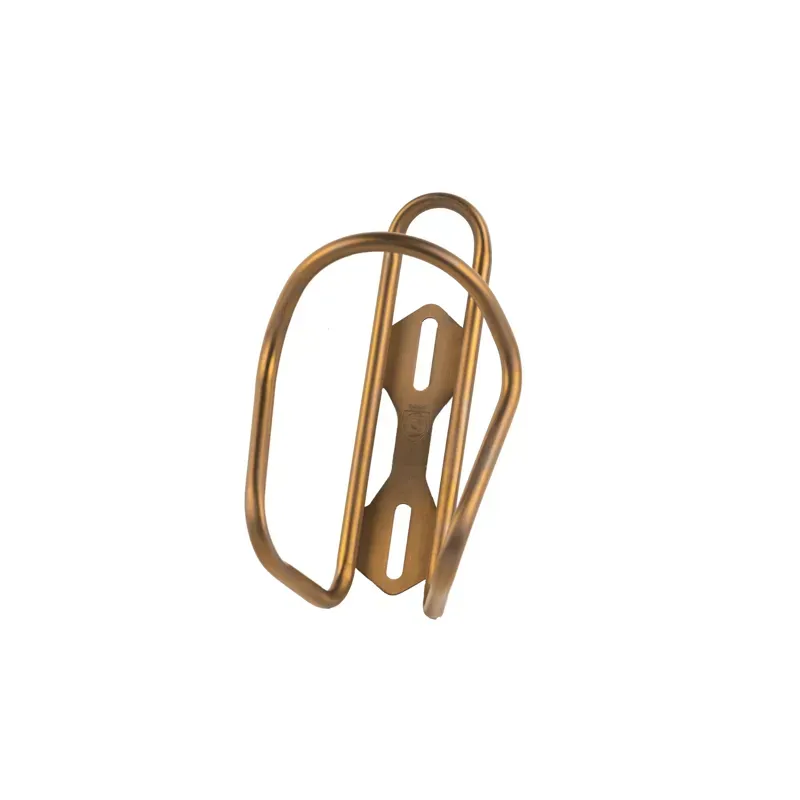 Silca Sicuro Anodised Titanium Bottle Cage in Bourbon