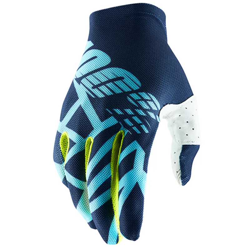 100 Percent Celium 2 Glove Ice Blue / Fluo Lime