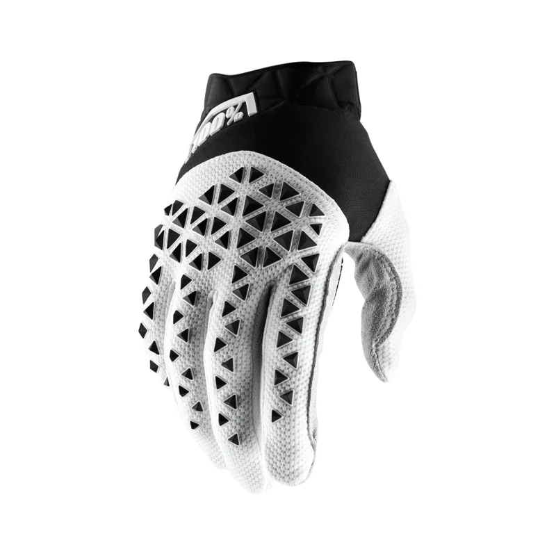 100 Percent Airmatic Glove White/Black