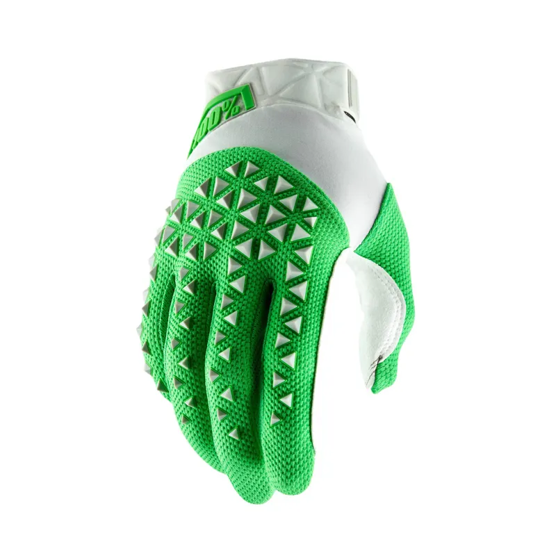 100 Percent Airmatic Glove Fluo Lime / Silver