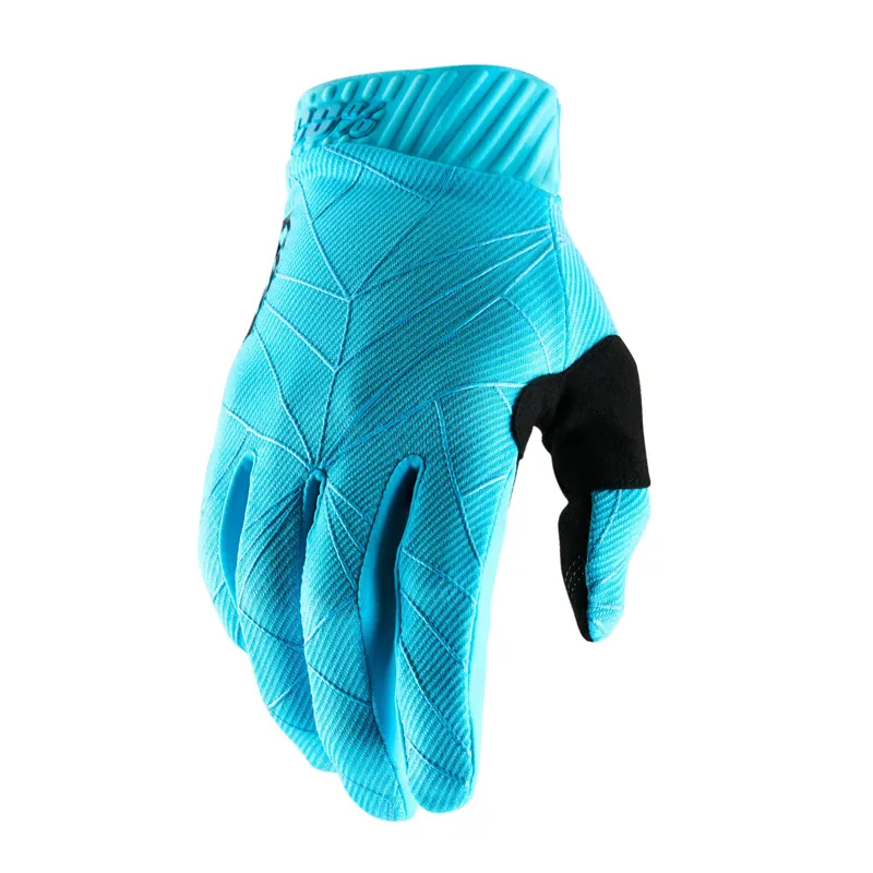100 Percent Ridefit Glove Ice Blue/Black