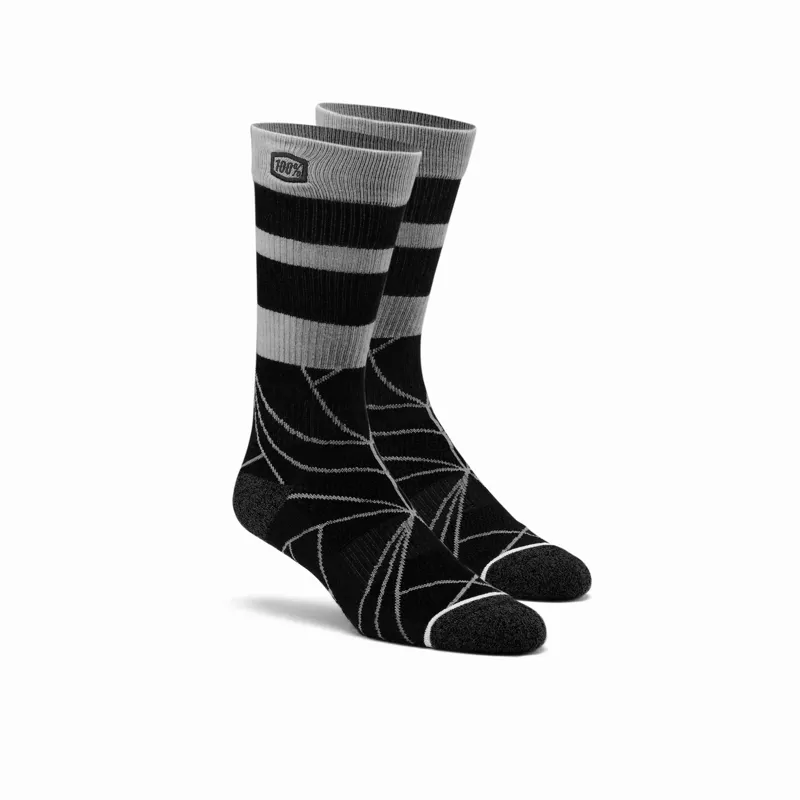 100 Percent Fracture Athletic Socks Black