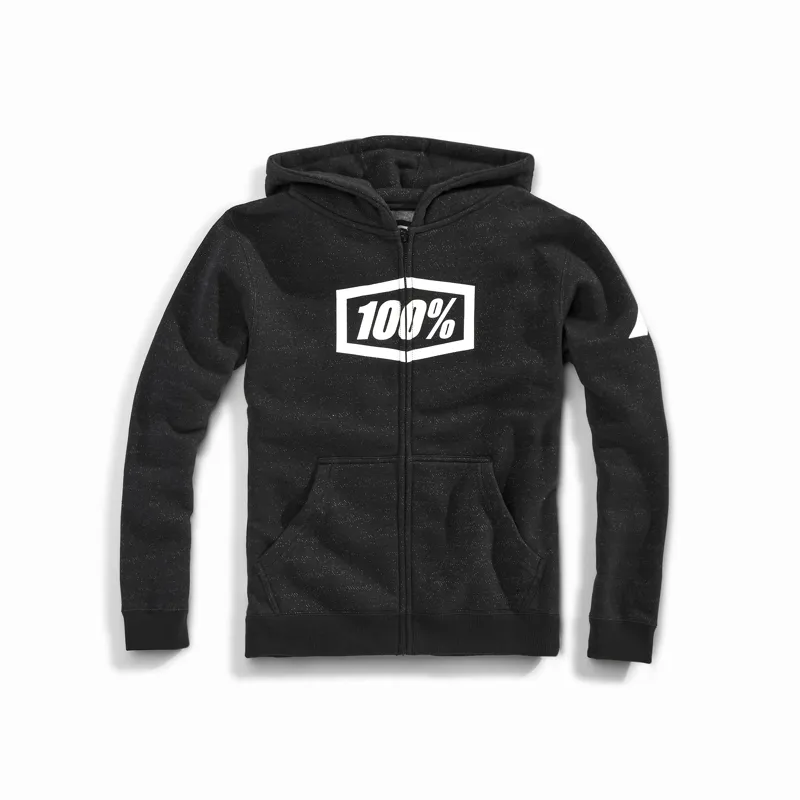 100 Percent Syndicate Youth Zip Hooded Sweatshirt Black