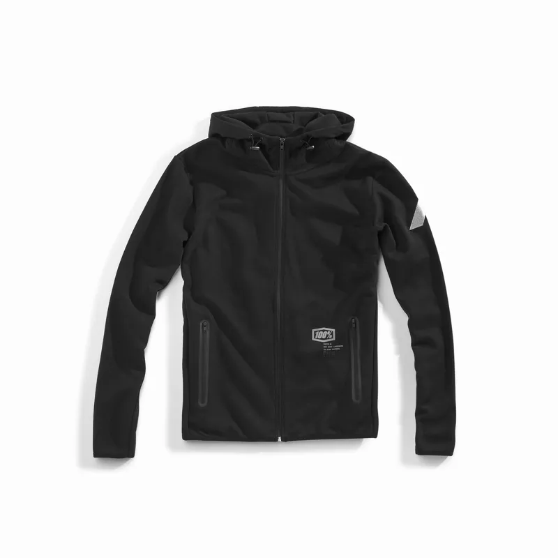 100 Percent Viceroy Hooded Tech Fleece Black