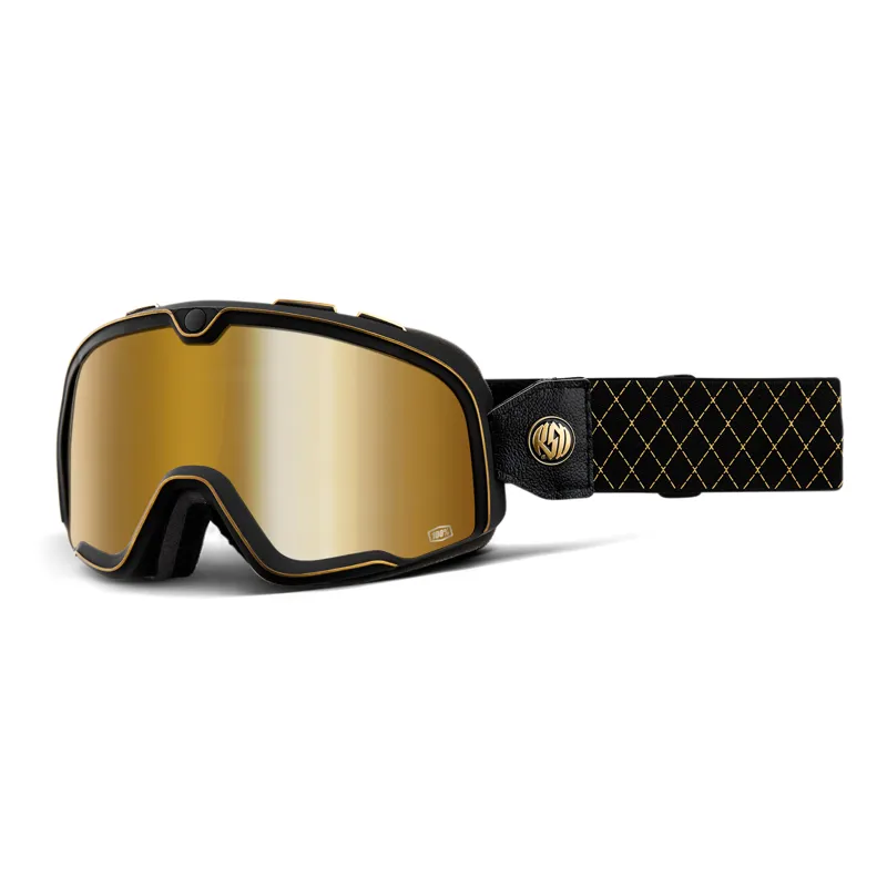 100 Percent Barstow Goggles Gold Mirror Lens Roland Sands