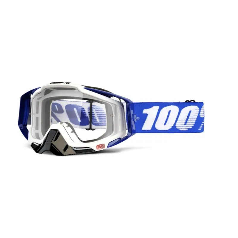 100 Percent Racecraft Goggles Colbalt Blue Clear Lens Blue Blue