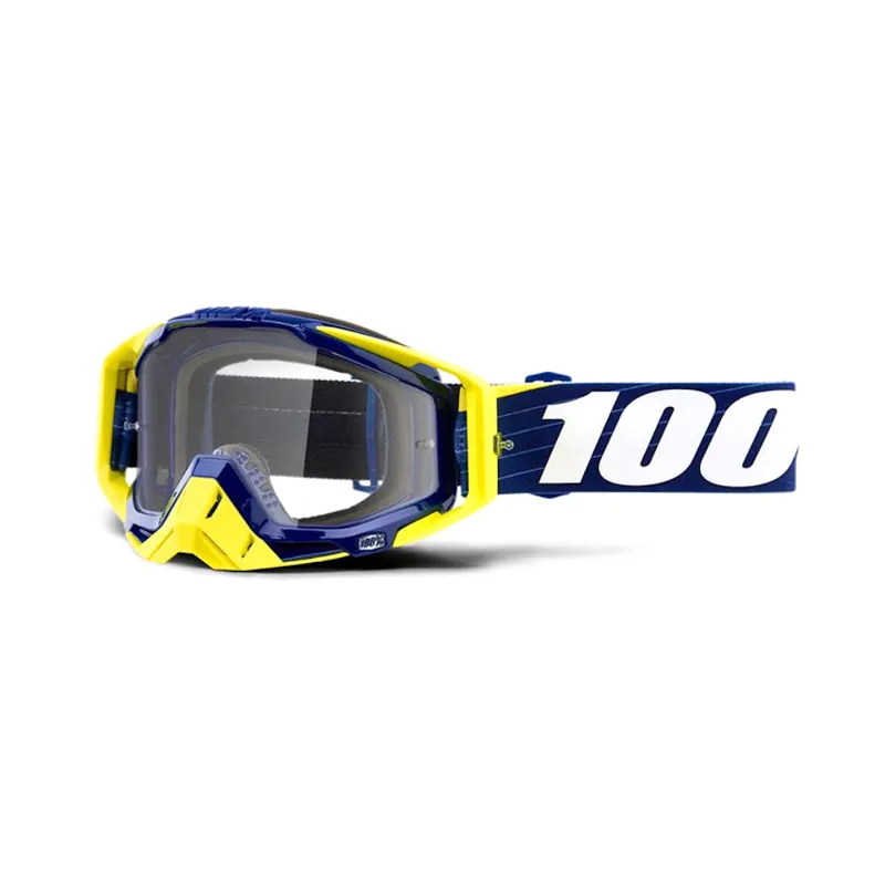 100 Percent Racecraft Goggles Clear Lens Bibal Navy