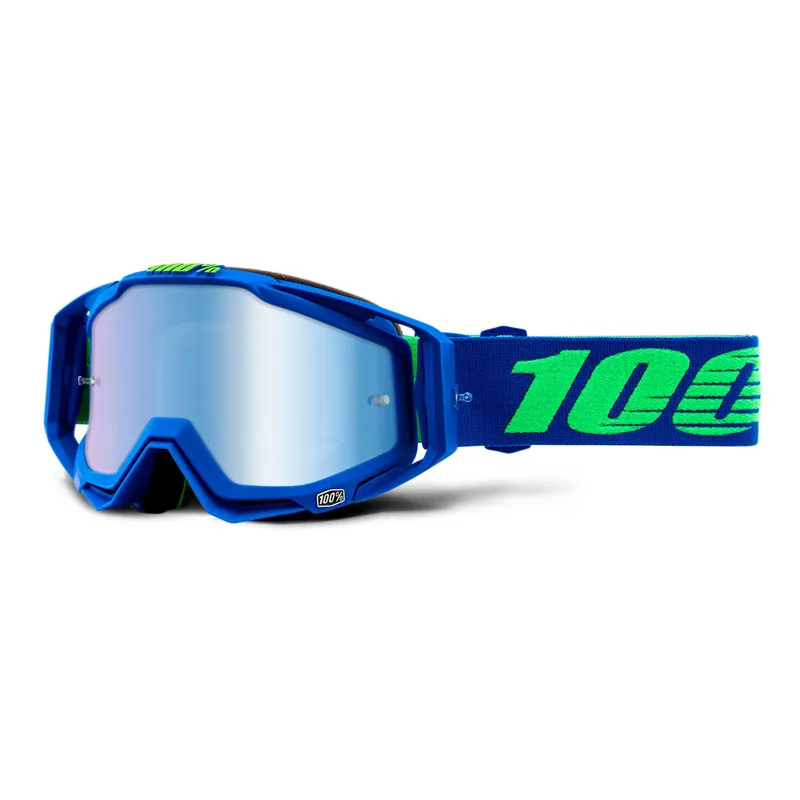 100 Percent Racecraft Goggles Blue Mirror Lens
