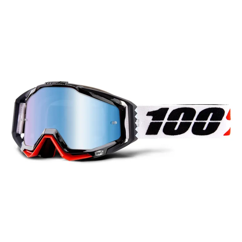 100 Percent Racecraft Goggles Blue Mirror Lens Marigot