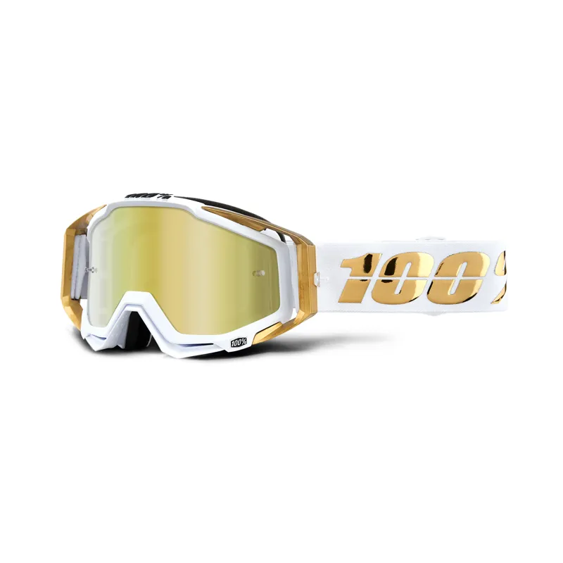 100 Percent Racecraft Goggles / Gold Mirror Lens Ltd