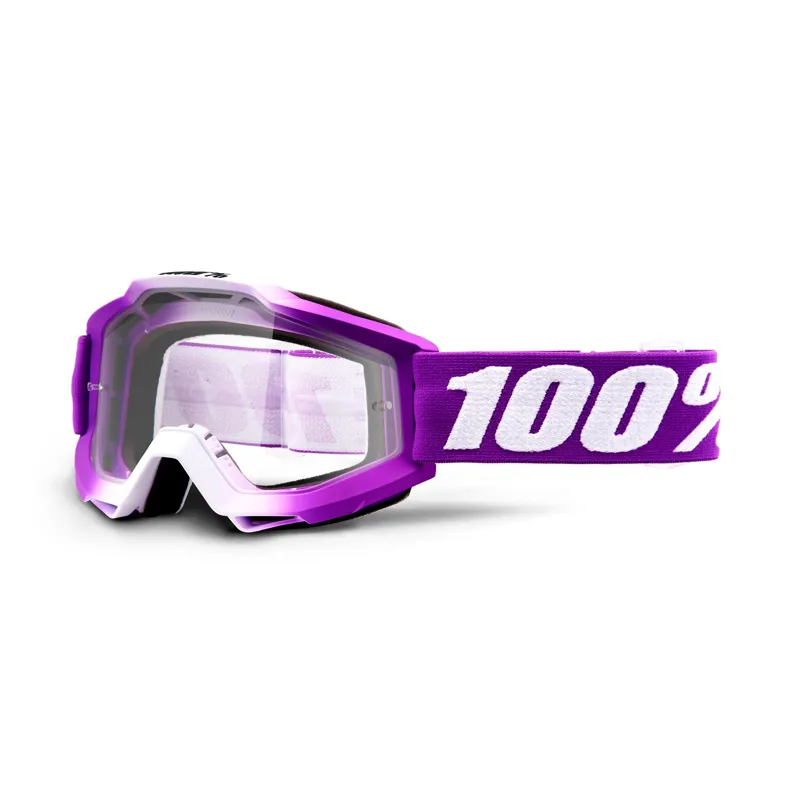 100 Percent Accuri Goggles Clear Lens Framboise