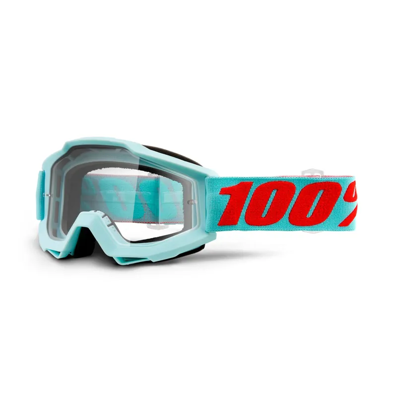 100 Percent Accuri Goggles Clear Lens Maldives