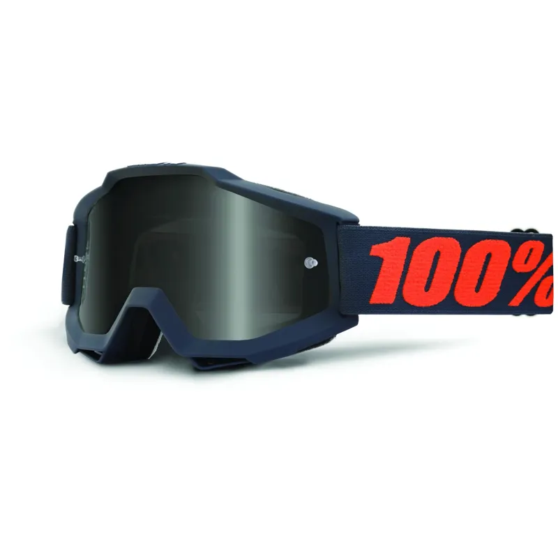 100 Percent Accuri Sand Goggles Grey Smoke Lens Gunmetal
