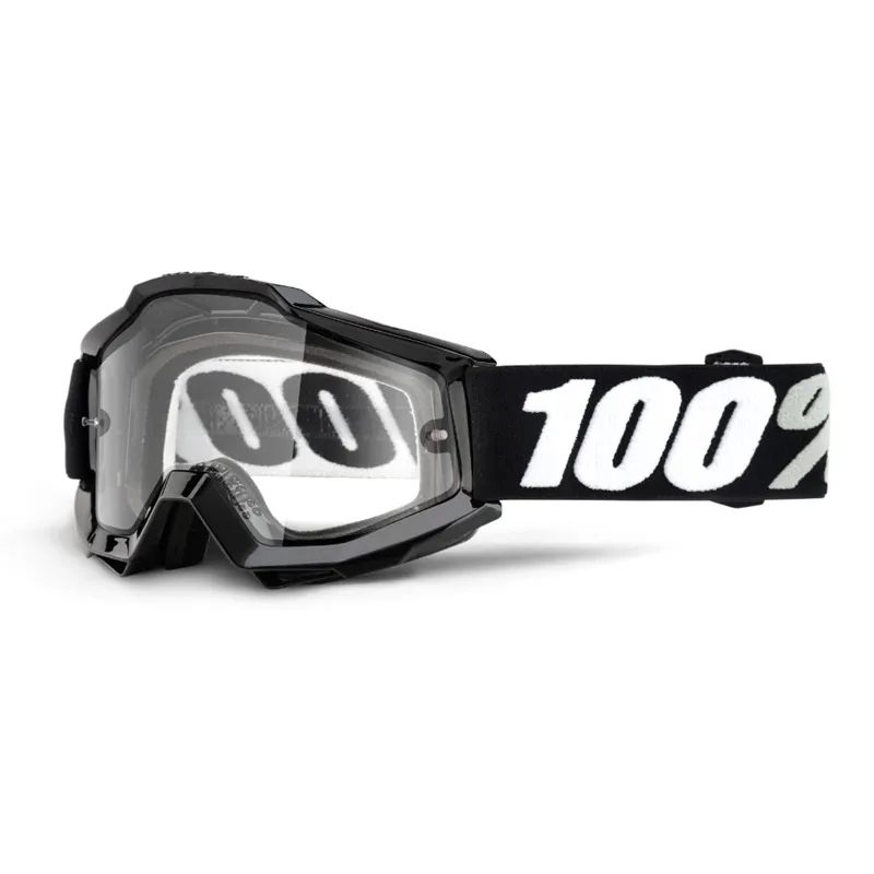 100 Percent Accuri Enduro Moto Goggles Clear Dual Lens Tornado