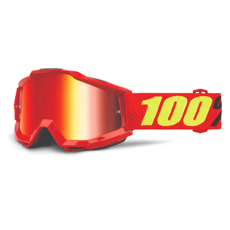 100 Percent Accuri Goggles Red Mirror Lens Saarinen