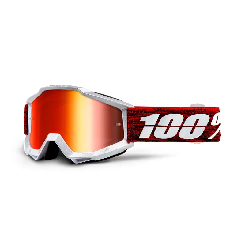 100 Percent Accuri Goggles Red Mirror Lens Graham