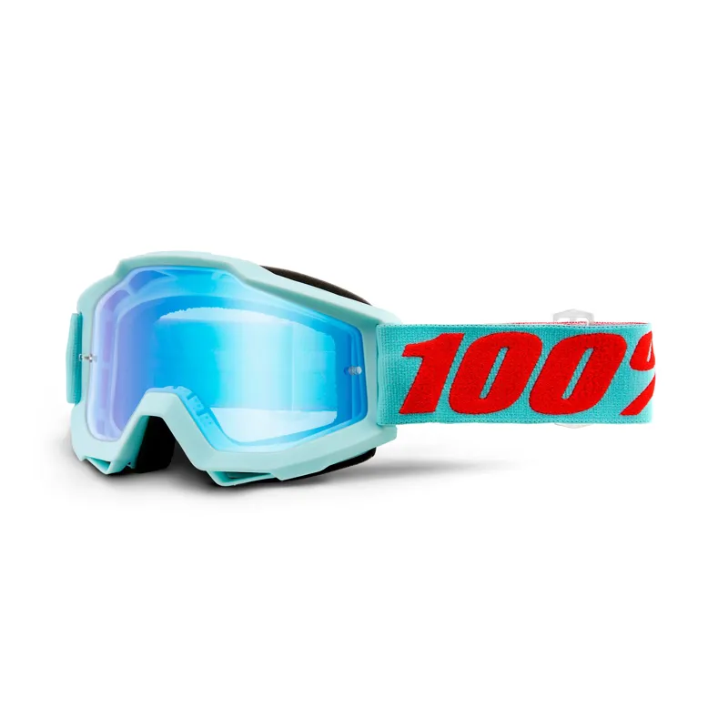 100 Percent Accuri Goggles Blue Mirror Lens Maldives