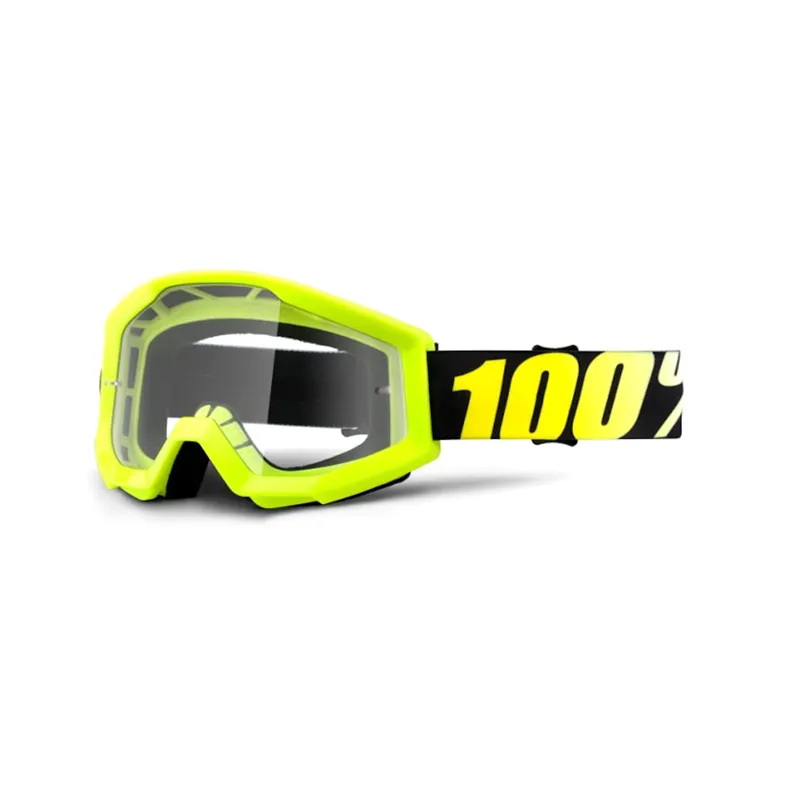 100 Percent Strata Goggles Yellow / Clear Lens