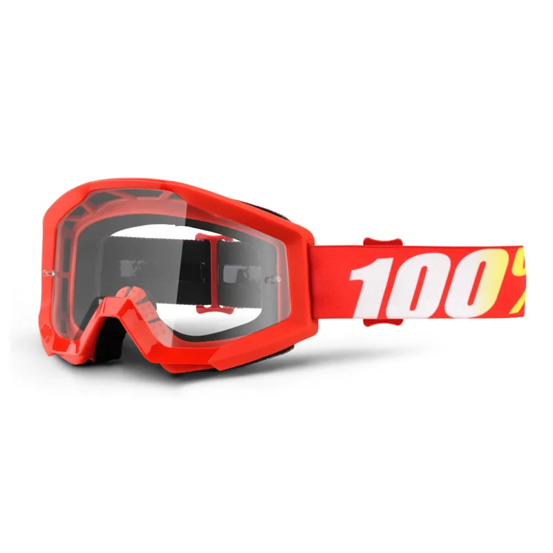 100 Percent Strata Goggles Clear Lens Furnace
