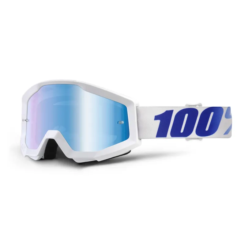 100 Percent Strata Goggles Blue Mirror Lens Equinox