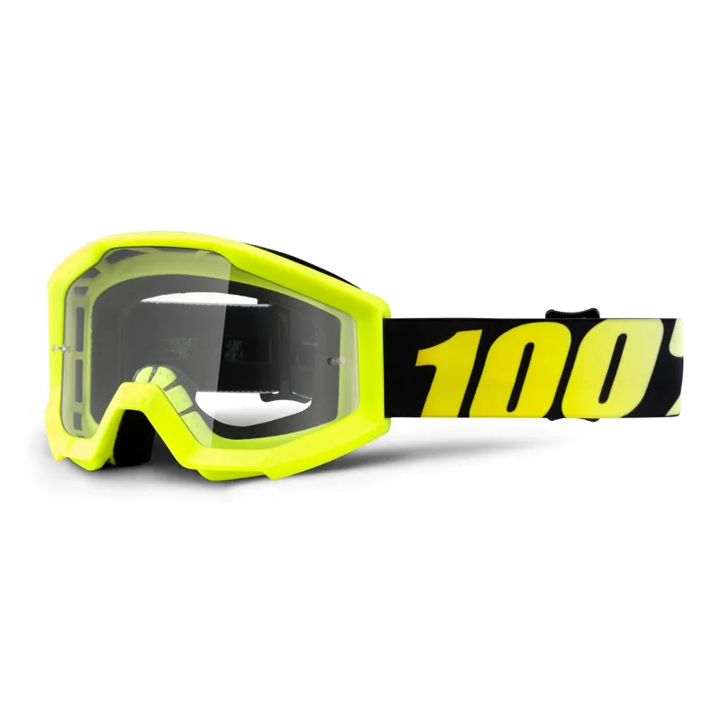 100 Percent Strata Junior Goggles / Clear Lens Yellow
