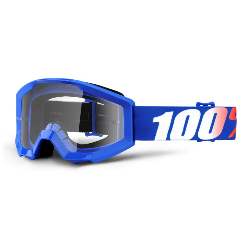 100 Percent Strata Junior Goggles Clear Lens Nation