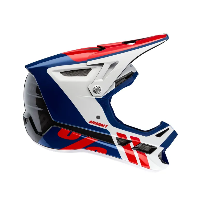 100 Percent Aircraft Carbon Helmet Fusion Ripper Navy