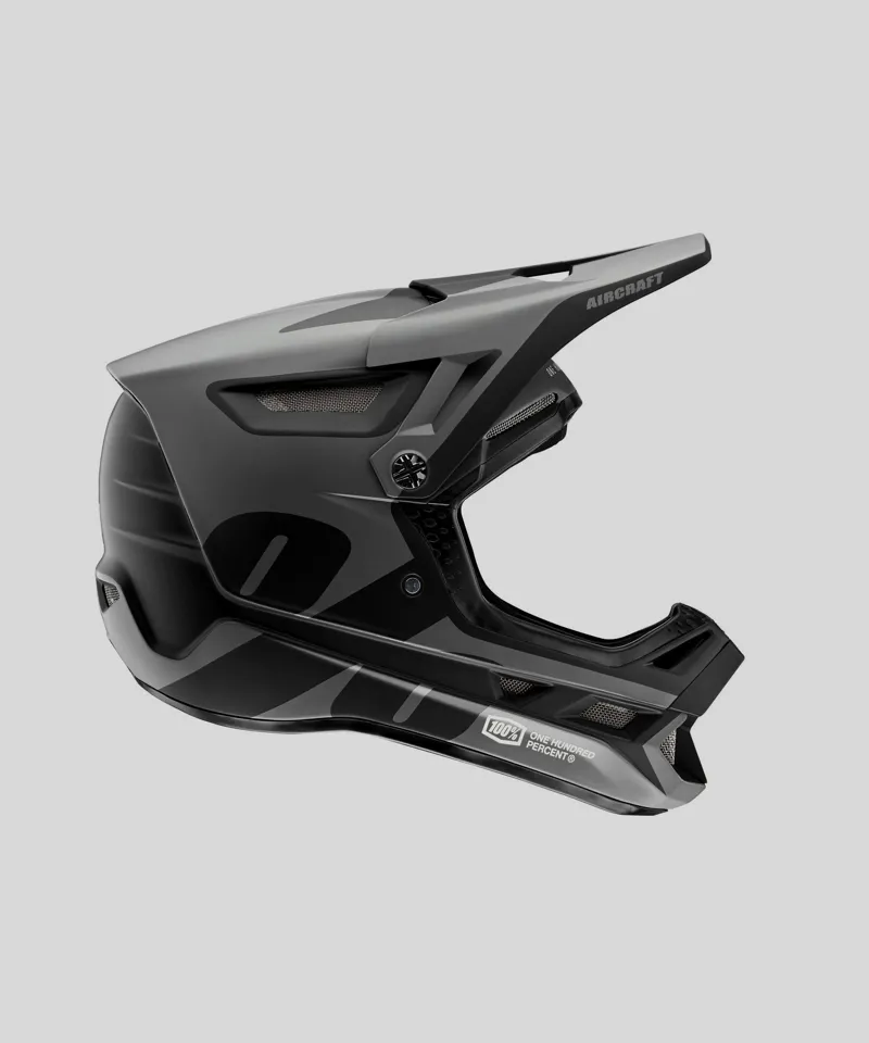 100 Percent Aircraft Composite Helmet LTD Black