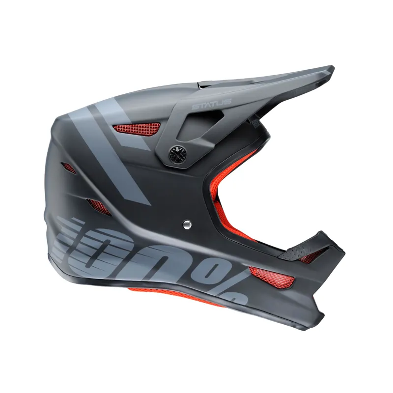 100 Percent Status Youth Helmet Black Meteor