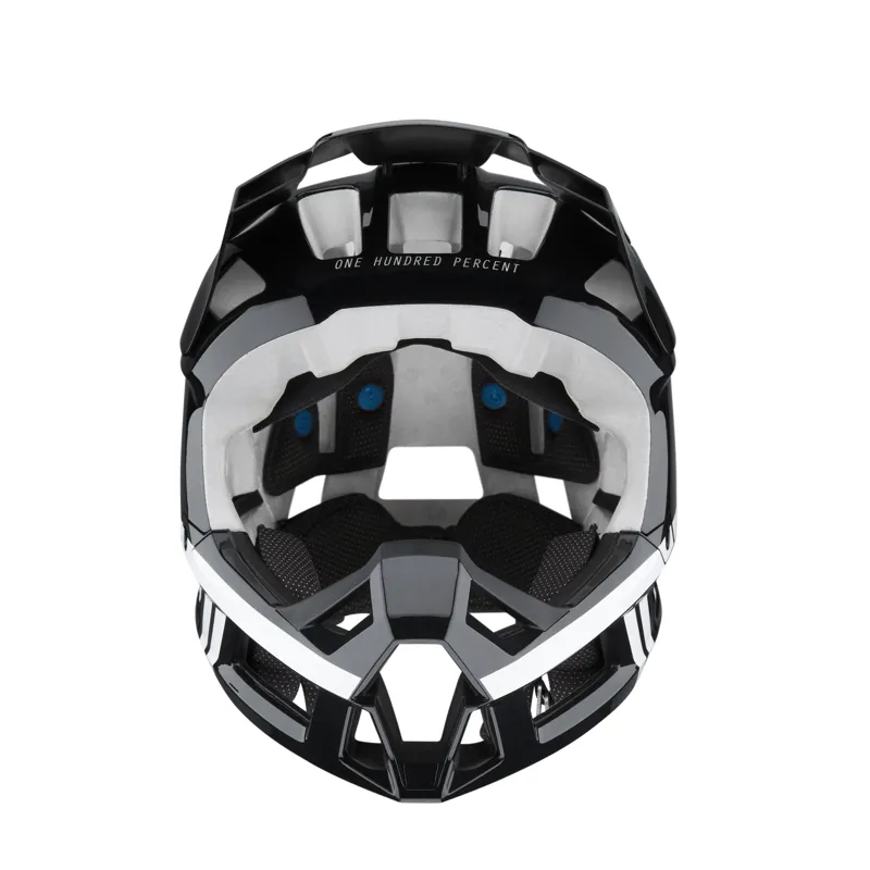 100 Percent Trajecta Helmet Black/ White-1