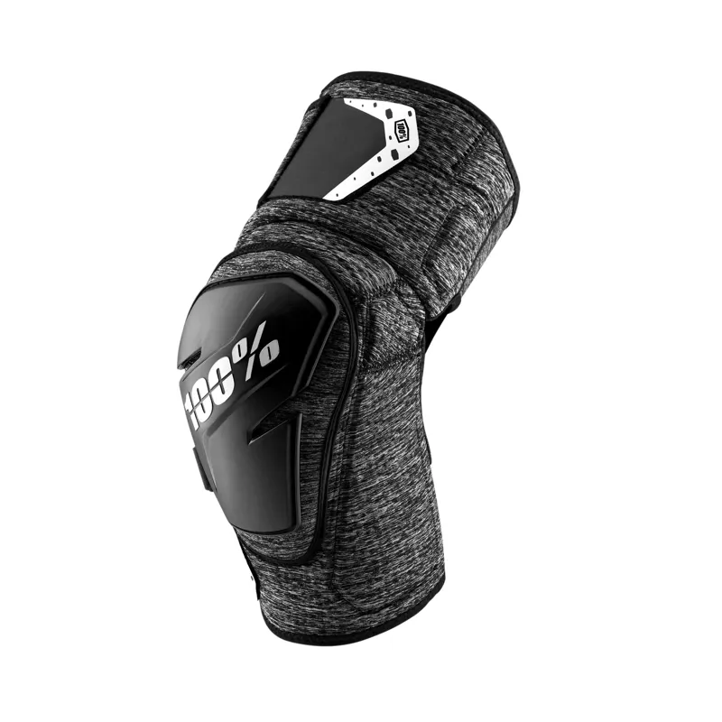 100 Percent Fortis Knee Guard Grey Heather / Black