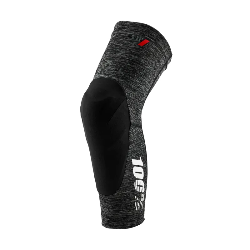 100 Percent Teratec Knee Guard Grey Heather/Black