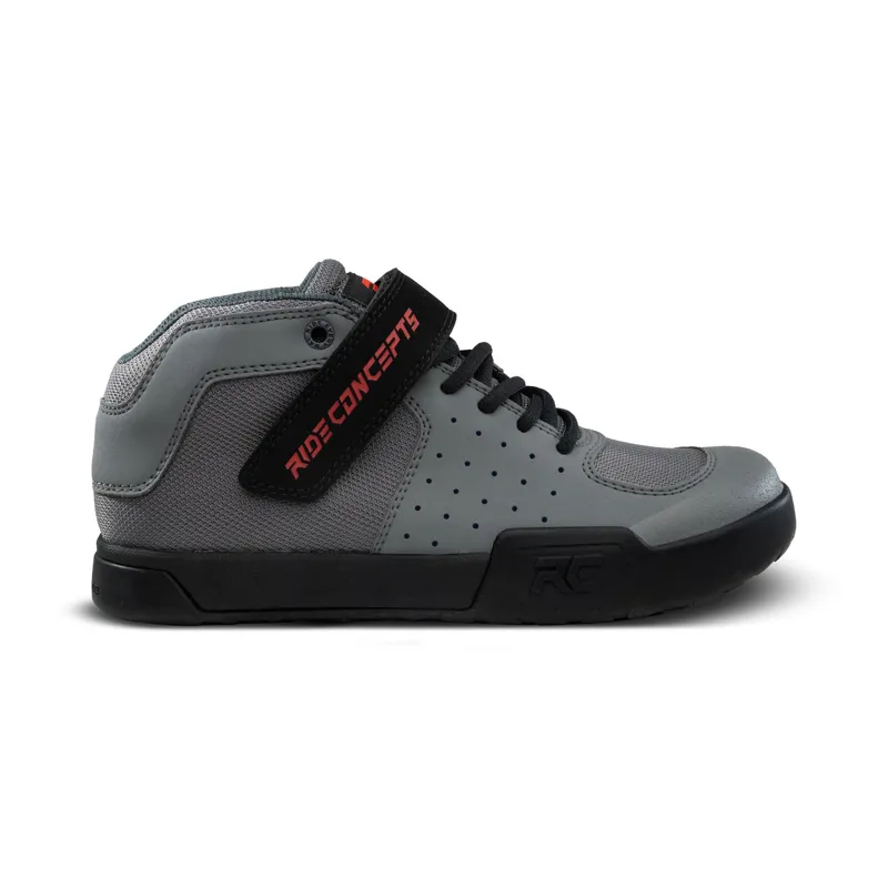 Ride Concepts Wildcat Youth Shoes Charcoal/ Red