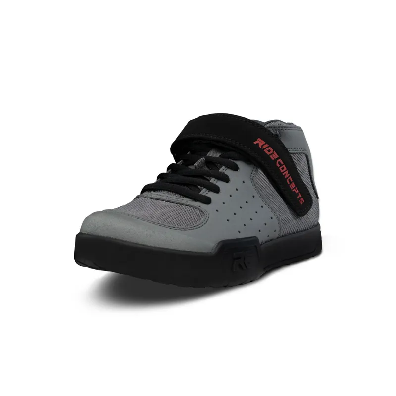 Ride Concepts Wildcat Youth Shoes Charcoal/ Red-1