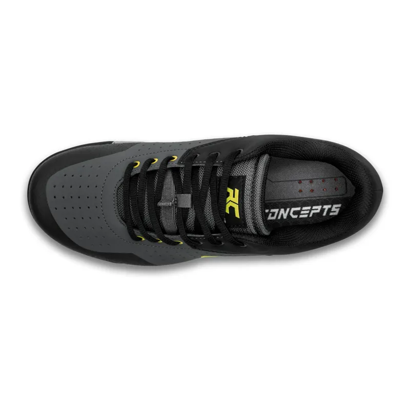 Ride Concepts Hellion Shoes Charcoal/ Lime-2