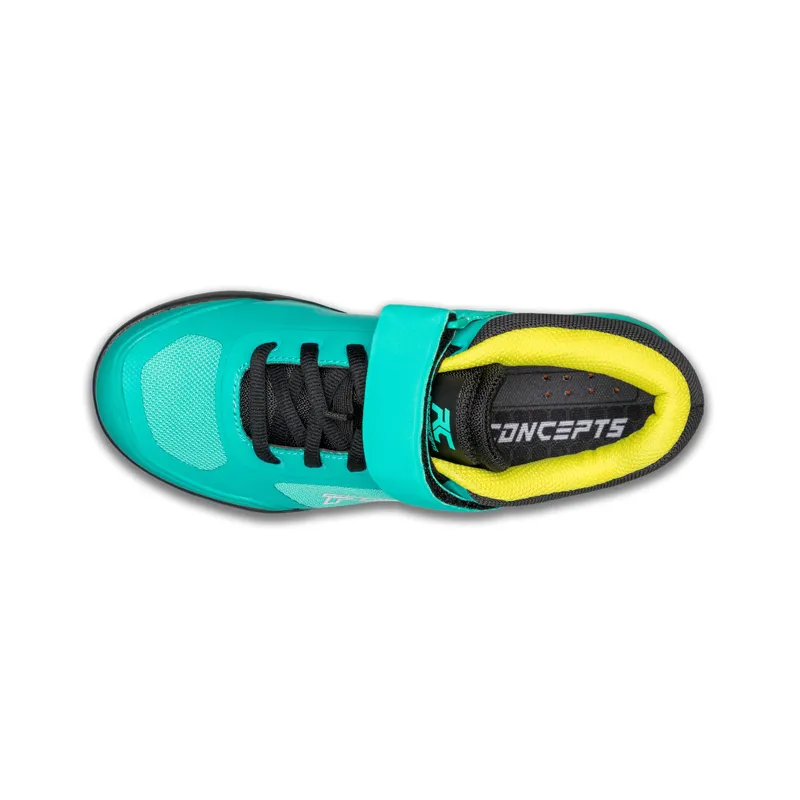 Ride Concepts Traverse Womens Shoes Teal/ Lime-2
