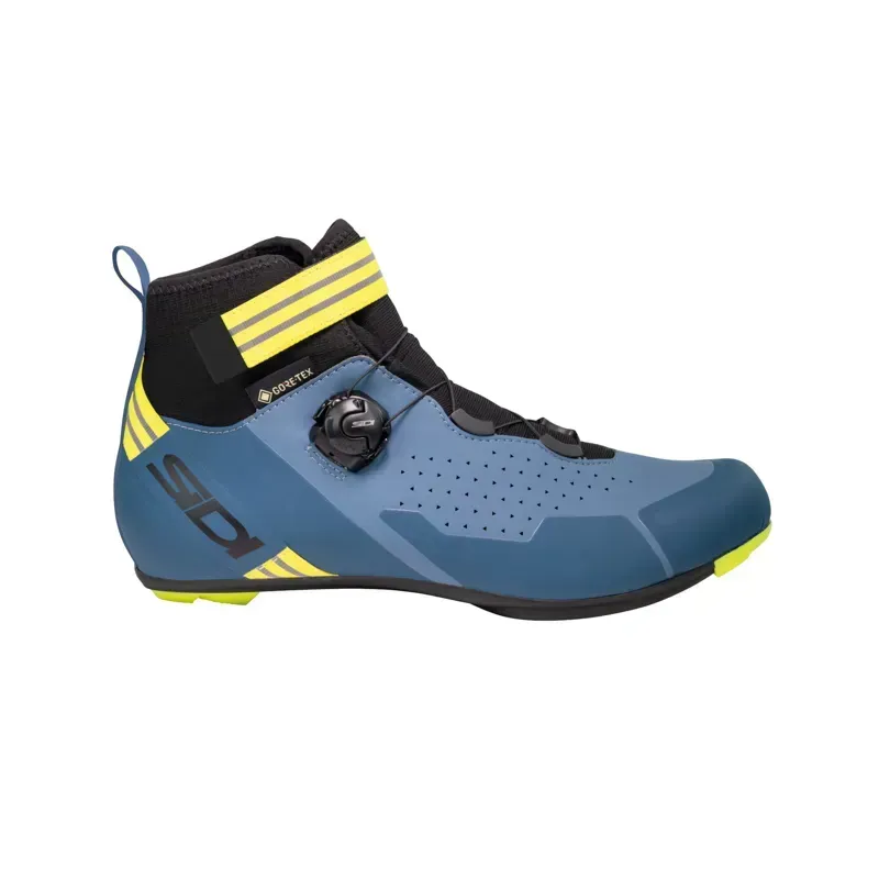Sidi Nix Road Shoes - Fluo Colour In Navy/Yellow