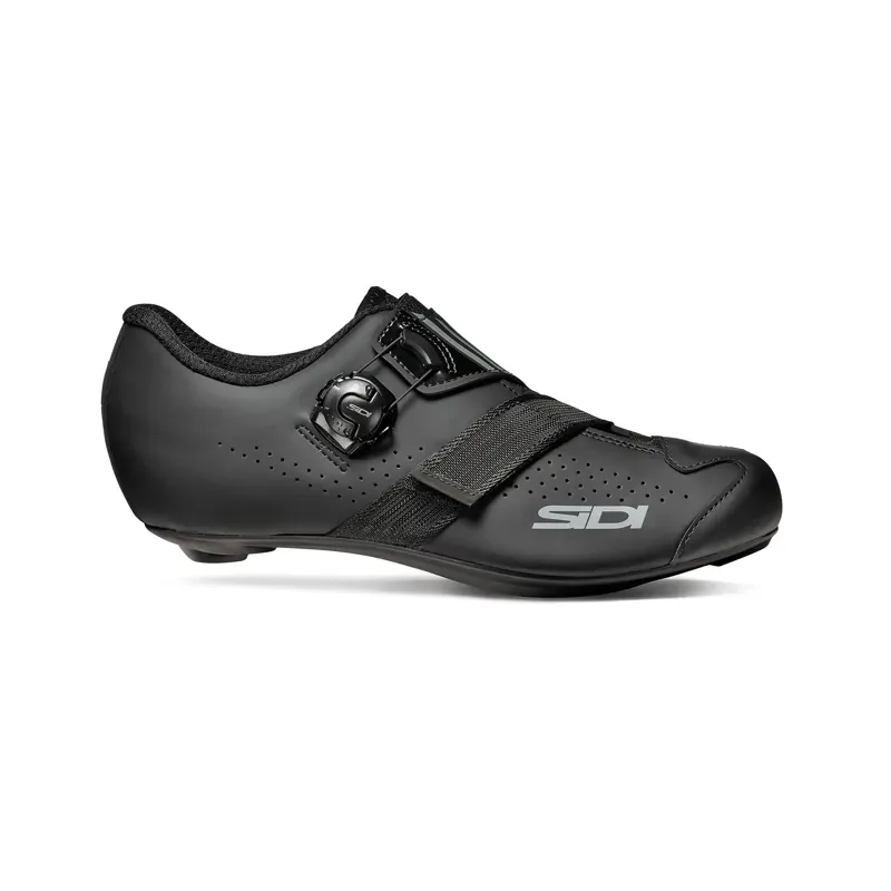 Sidi Prima Mega Fit Road Shoes - Monochrome - Black / Black 