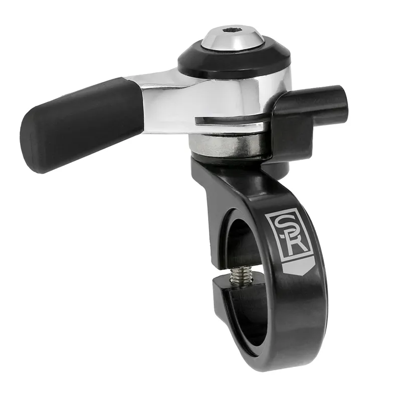 Sunrace M96 8/9-speed Left Hand Thumb Shifter in Black/Silver