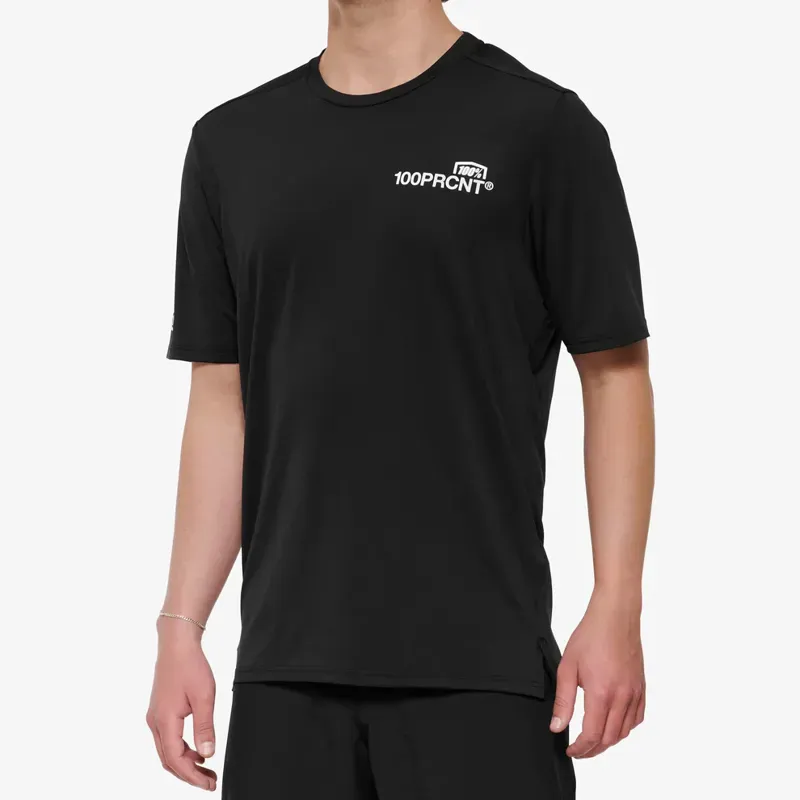 100% Airmatic Short Sleeve Jersey in Black