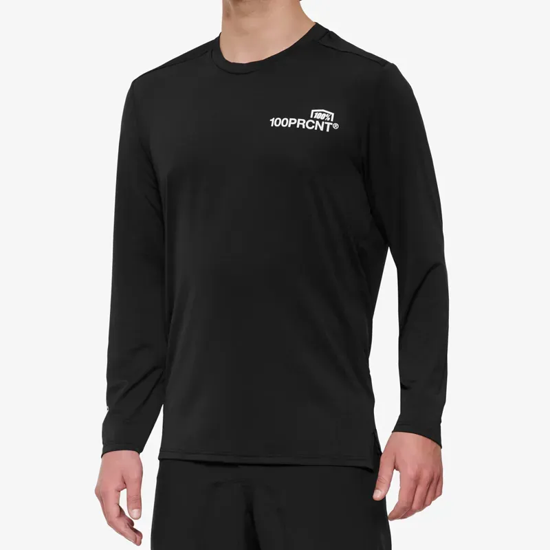 100% Airmatic Long Sleeve Jersey In Black