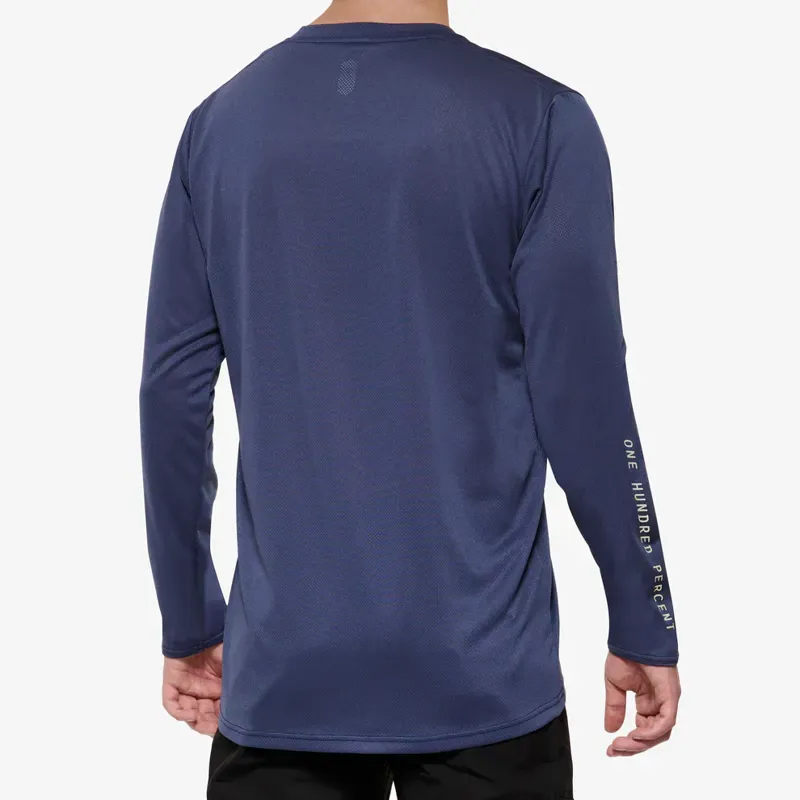 100% Ridecamp Long Sleeve Jersey in Indigo-1